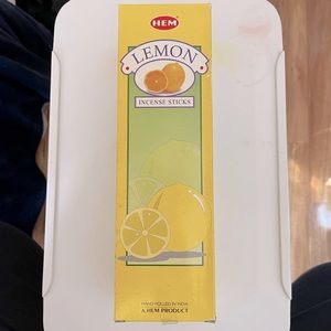 Lemon incense sticks HEM 23 packs lemon 2 packs eucalyptus